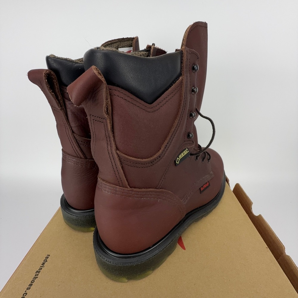 Red Wing SuperSole 8-Inch Waterproof Gore-Tex Boots Leather Mens 9D 914 NOS - Picture 5 of 10